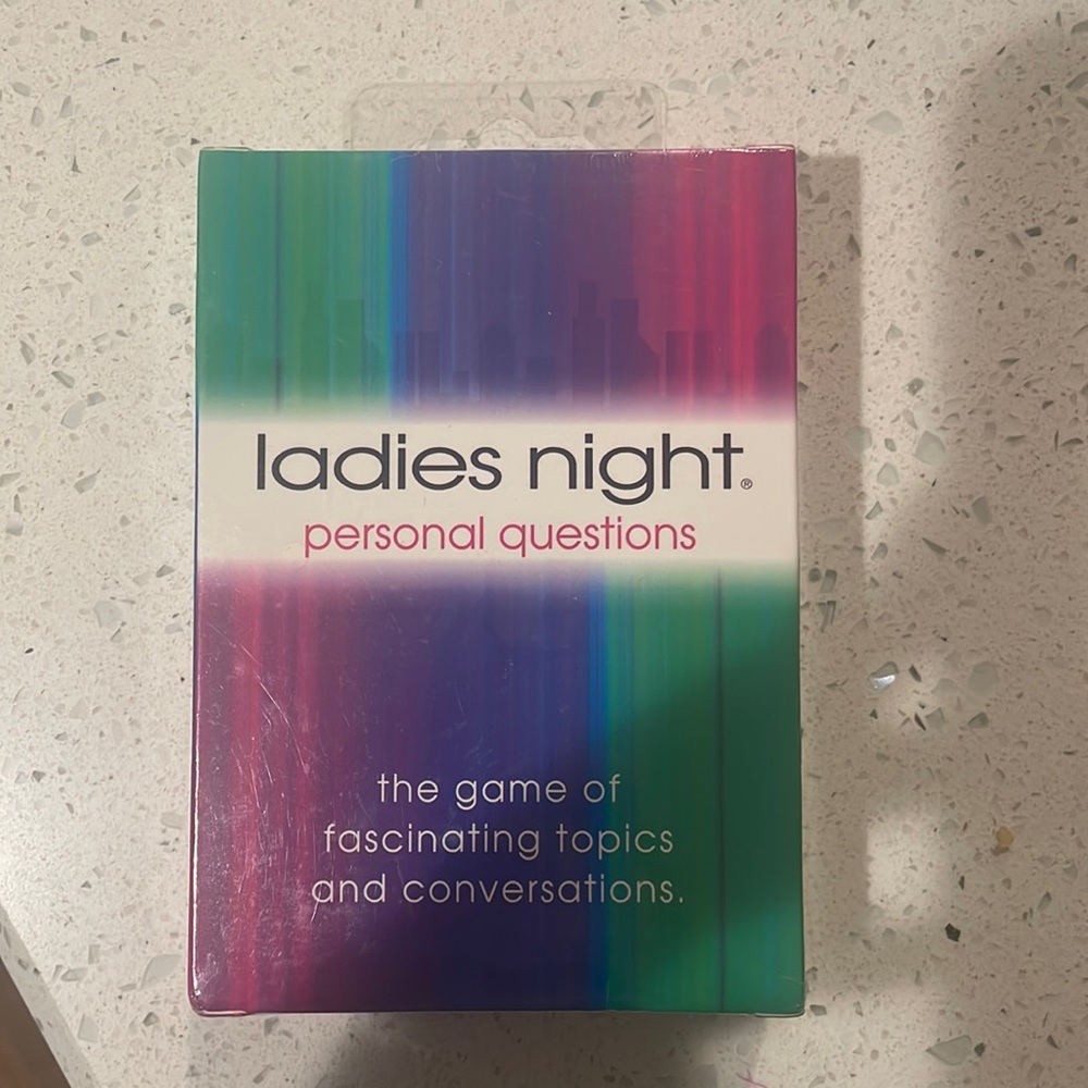 NWT Ladies Night Personal Questions Game